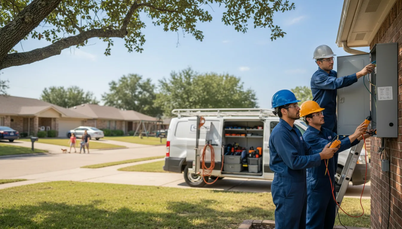 Certified electrician providing emergency electrical services in Forrest, IL